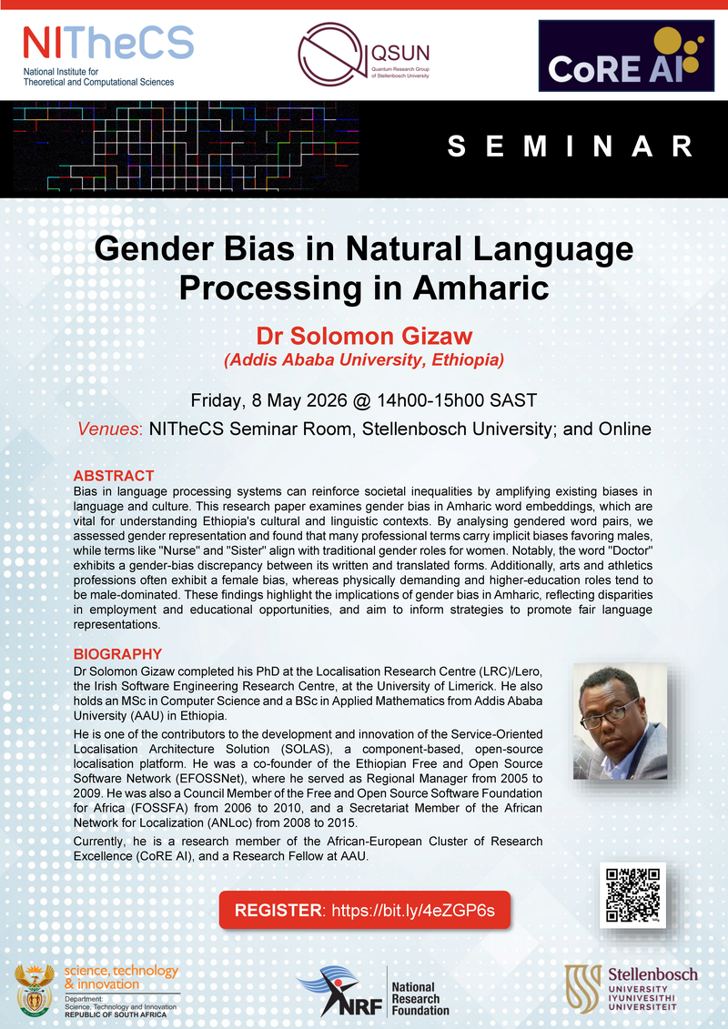 Gender Bias in Natural Language Processing in Amharic poster