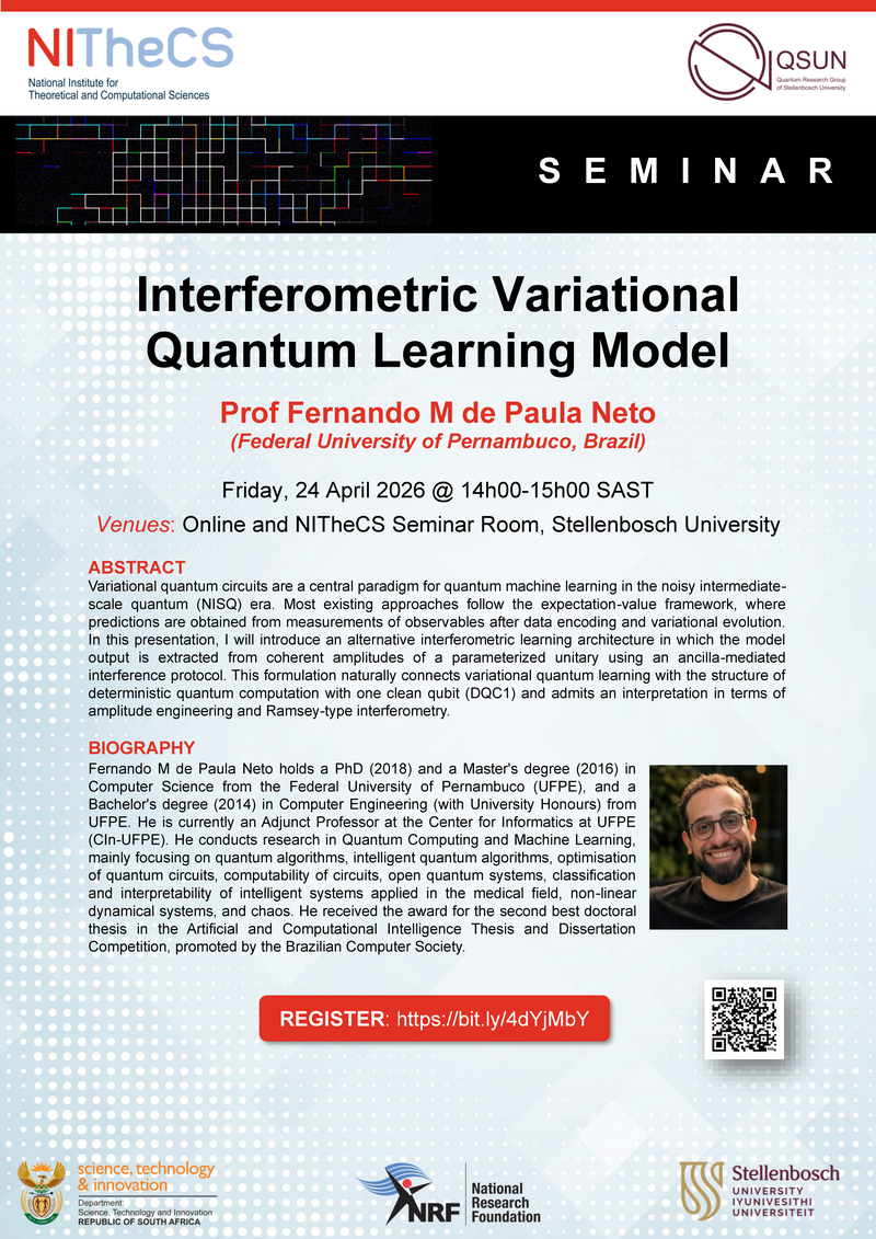 Interferometric Variational Quantum Learning Model poster