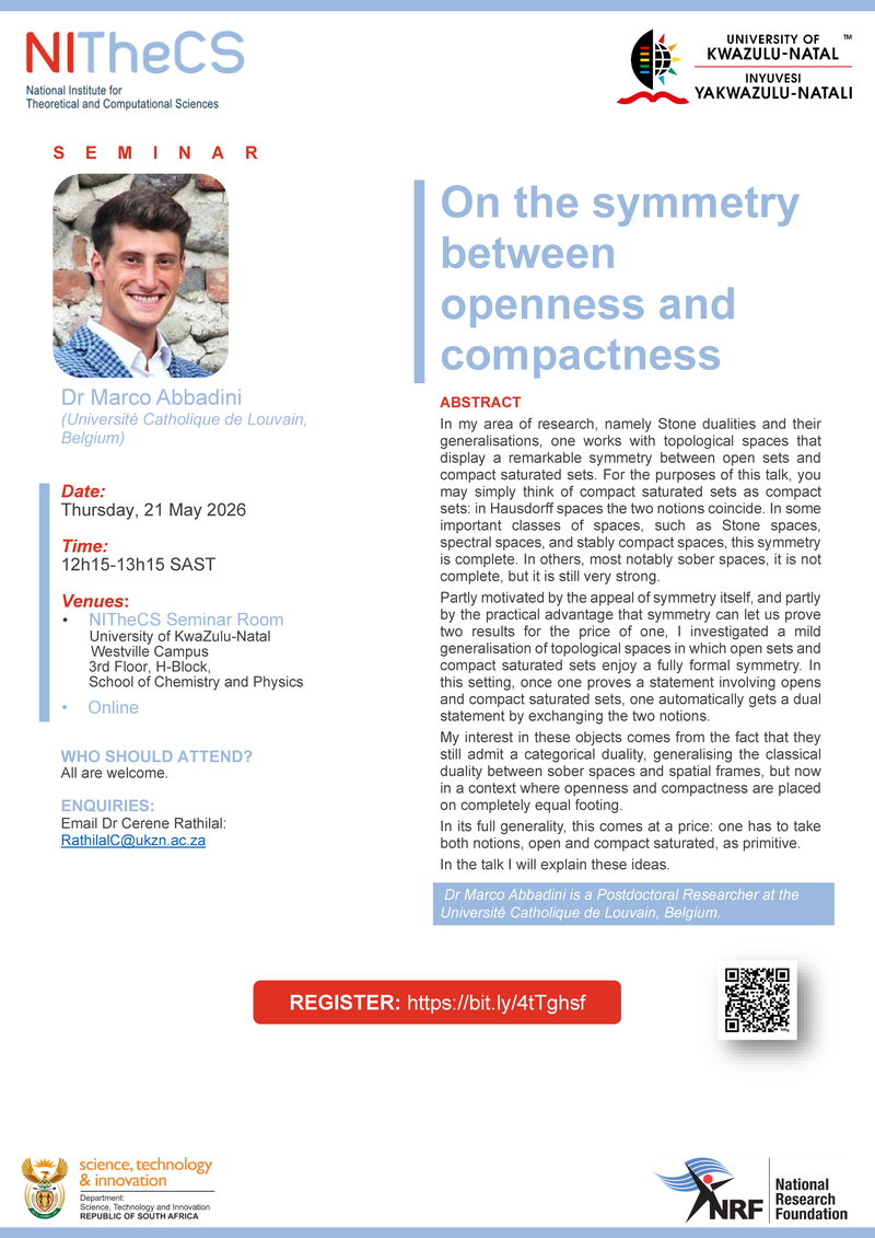 On the symmetry between openness and compactness poster