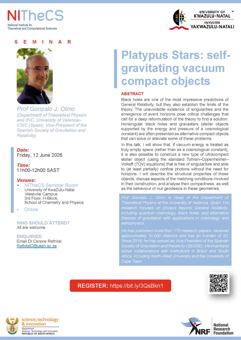 Platypus Stars: self-gravitating vacuum compact objects poster