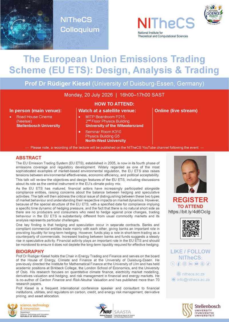 The European Union Emissions Trading Scheme (EU ETS): Design, Analysis & Trading poster
