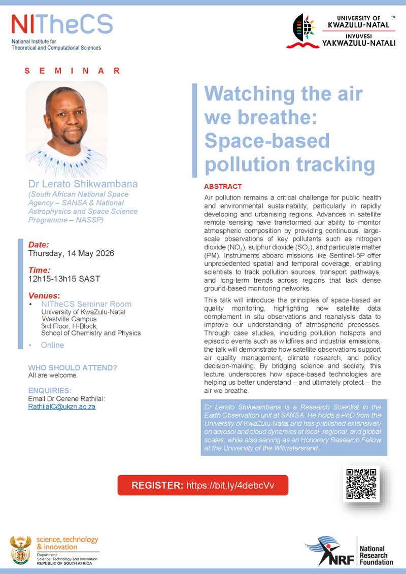 Watching the air we breathe: Space-based pollution tracking poster