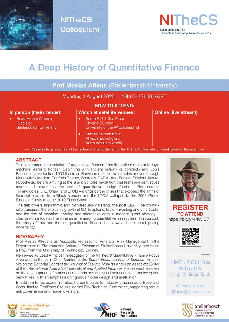 A Deep History of Quantitative Finance poster