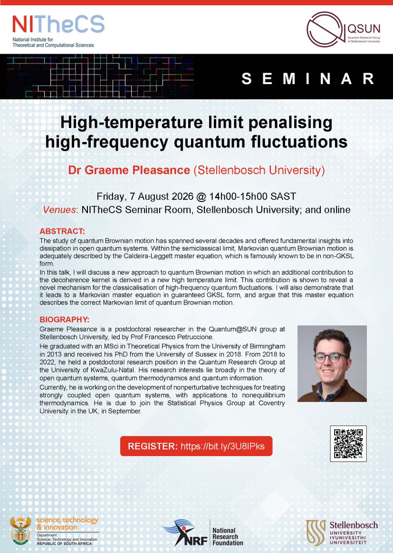 High-temperature limit penalising high-frequency quantum fluctuations poster