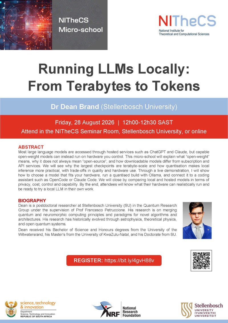 Running LLMs Locally: From Terabytes to Tokens poster