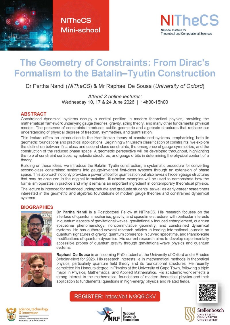The Geometry of Constraints: From Dirac's Formalism to the Batalin–Tyutin Construction poster