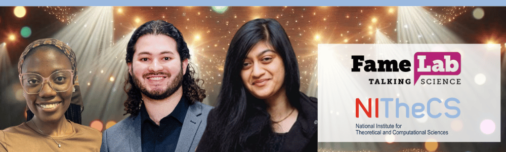 (From left) Ofentse Matlhakola, Shimon Corcos and Dhruti Dheda